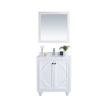 Odyssey, 30, White Cabinet & Pure White Counter